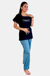 Sweetmoon Plus Size Loungewear - Black — thumbnail 3